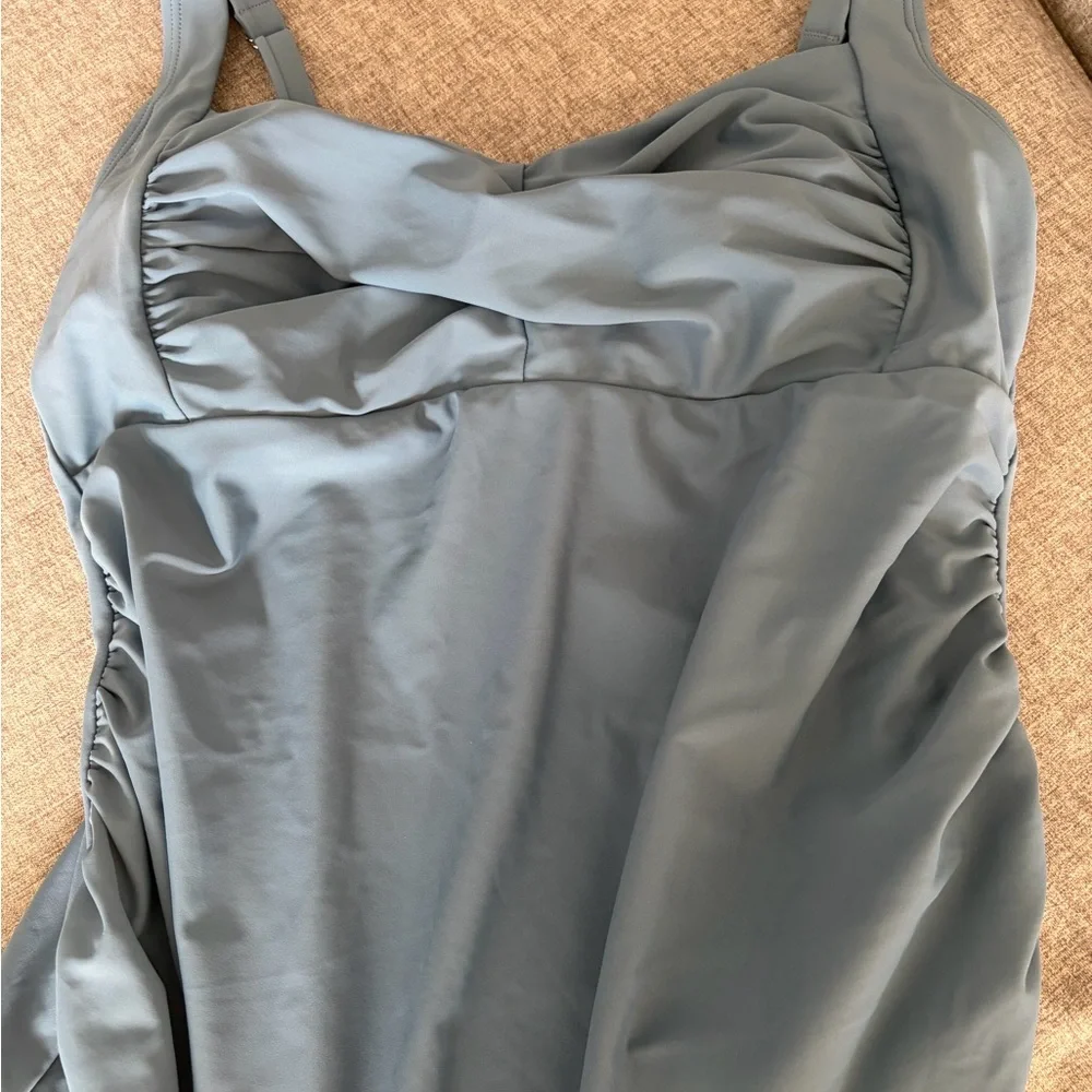 Cupshe Slate Blue Swimsuit